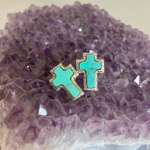 Cross earrings